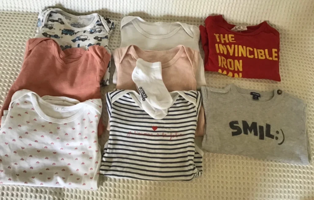 🔥-20%🔥 Lot bodies pull bébé Gap Manon&Valentin taille 12/18 – photo 2